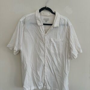 Men's White Short Sleeve Shirt